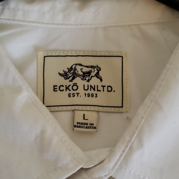 Men's White button up ECKO UNLTD - Picture 2 of 4
